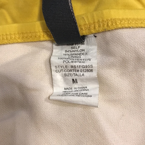 Yellow two piece swimsuit by Kenneth Cole size medium - Picture 6 of 9